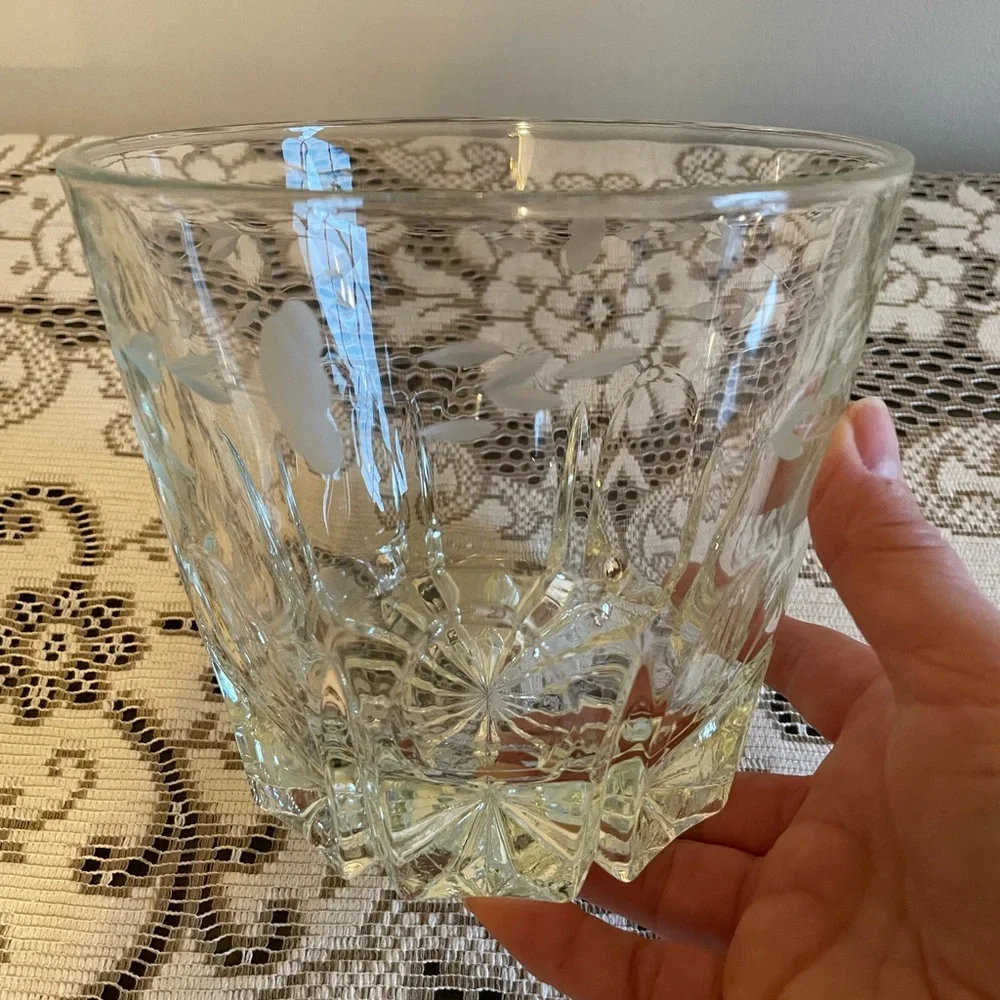 Vintage, Regency, Ice Bucket, Floral, by Princess House